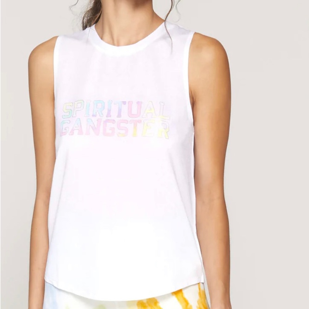 Spiritual Gangster Varsity Active Tank